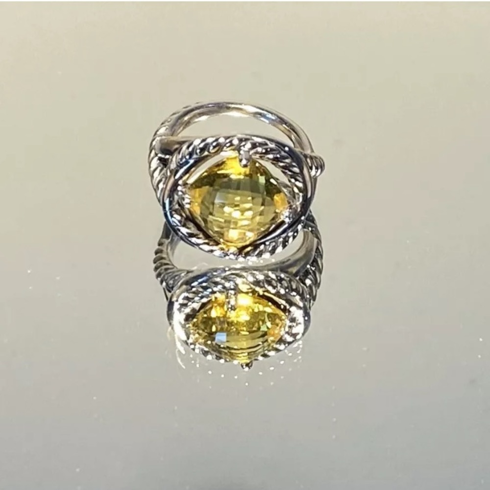 David Yurman Lemon Citrine Infinity Ring